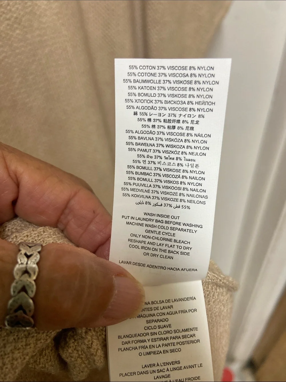Michael Kors Tan Lightweight Knit Pullover